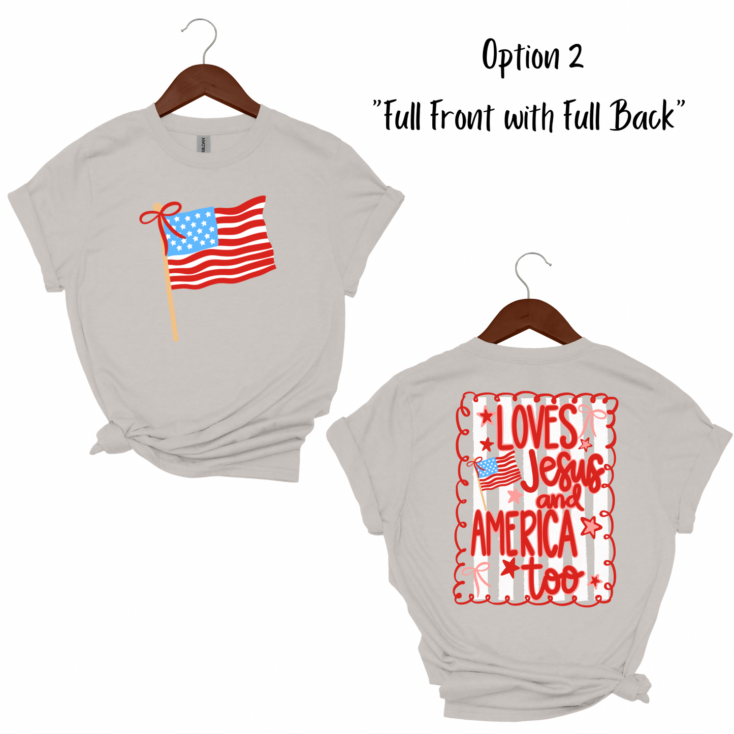 Loves Jesus & America too