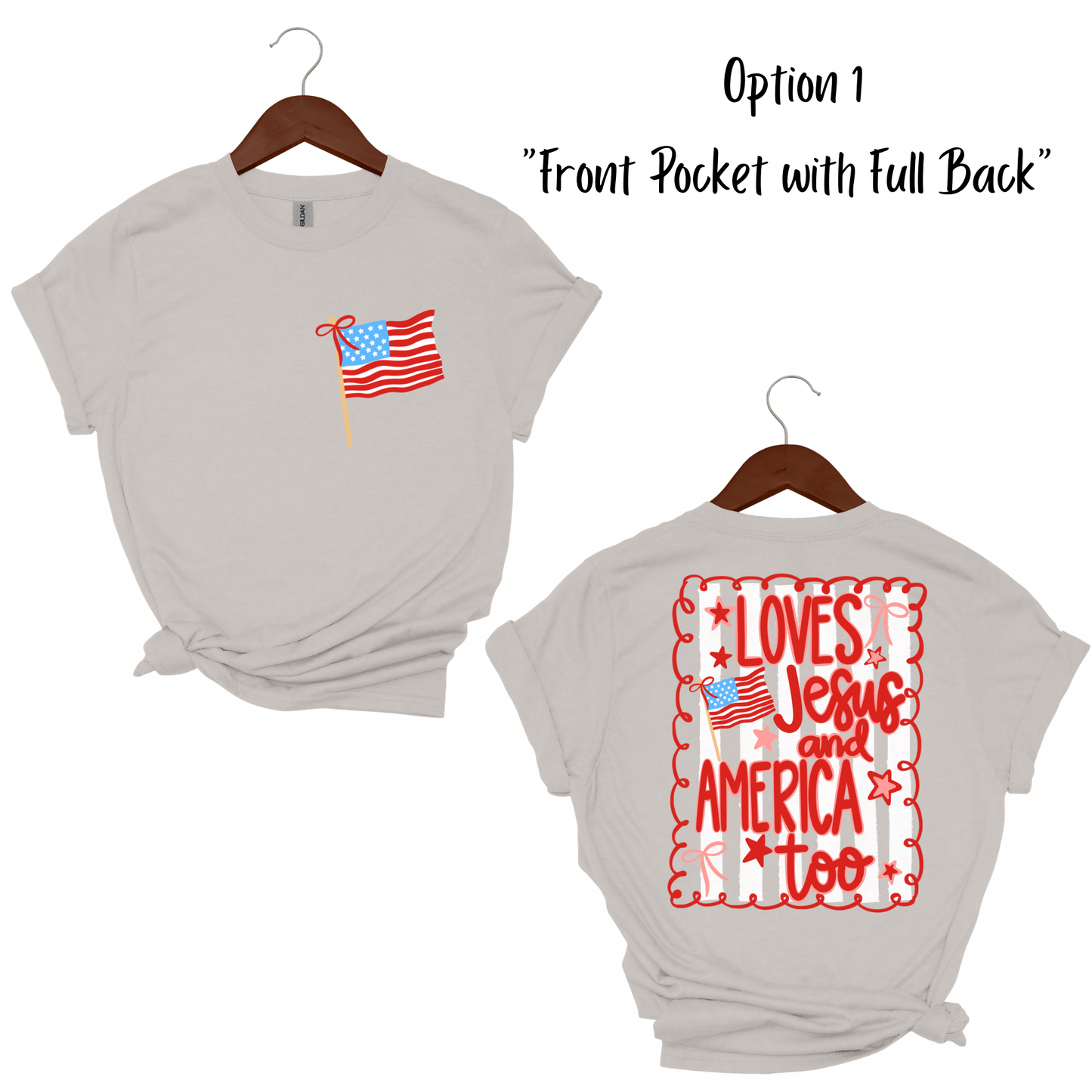 Loves Jesus & America too