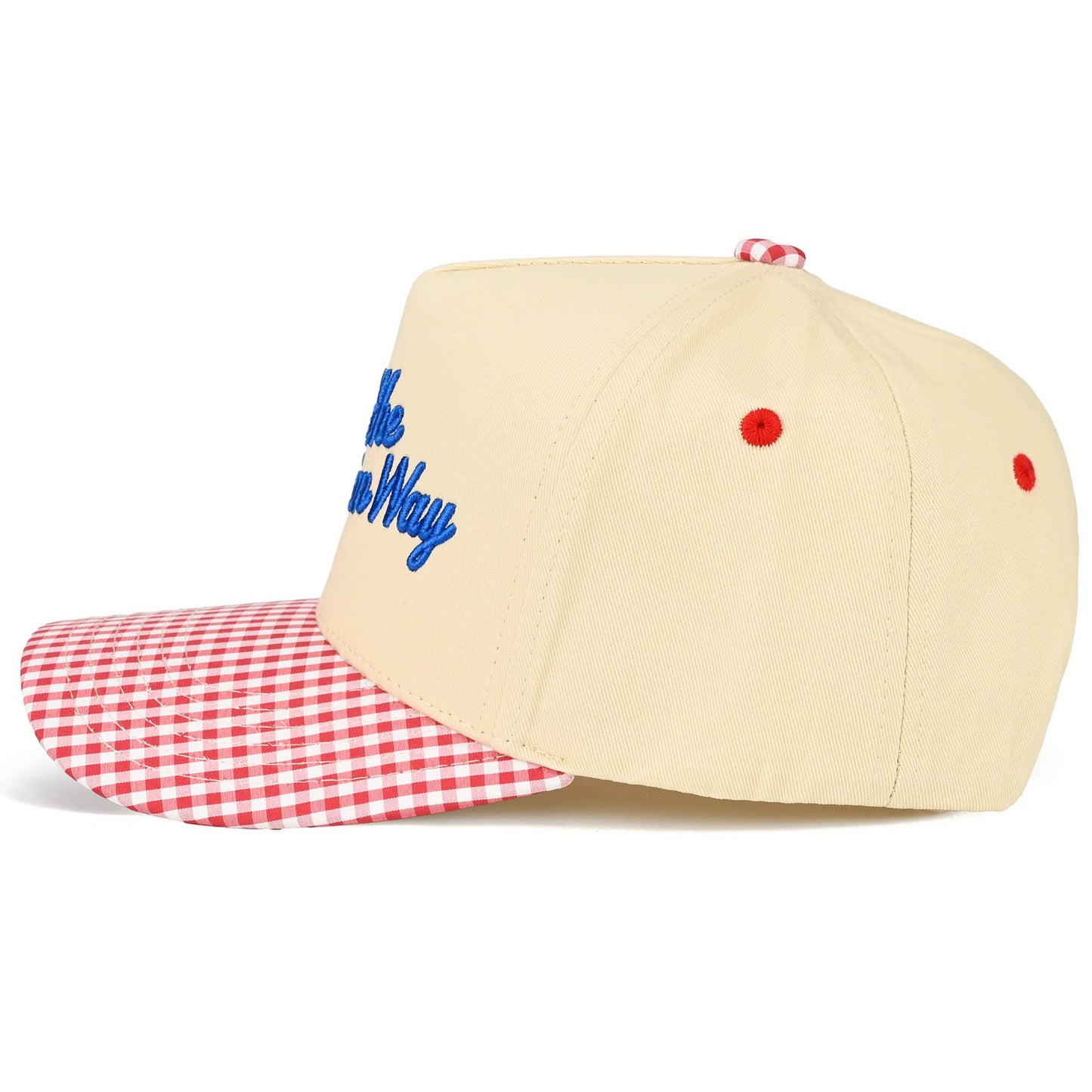 C.C IT'S THE AMERICAN WAY Letter on Two Tone Trucker Hat
