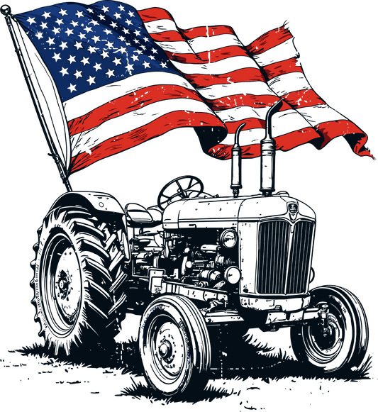 Patriotic Tractor
