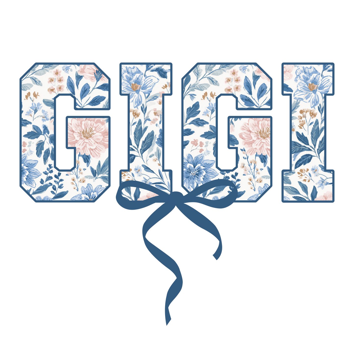 Blue Floral GiGI
