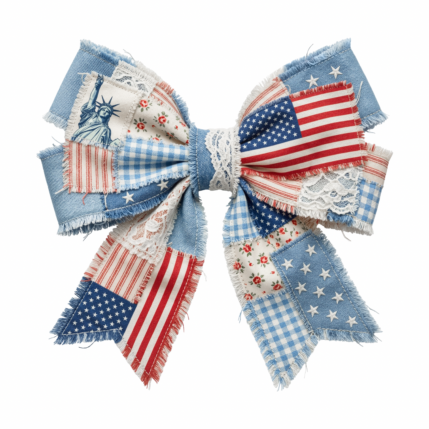 Faux Yarn Bow