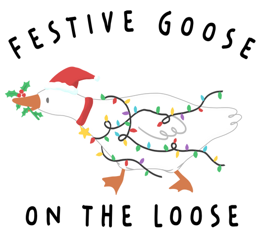 Festive Goose on the Loose