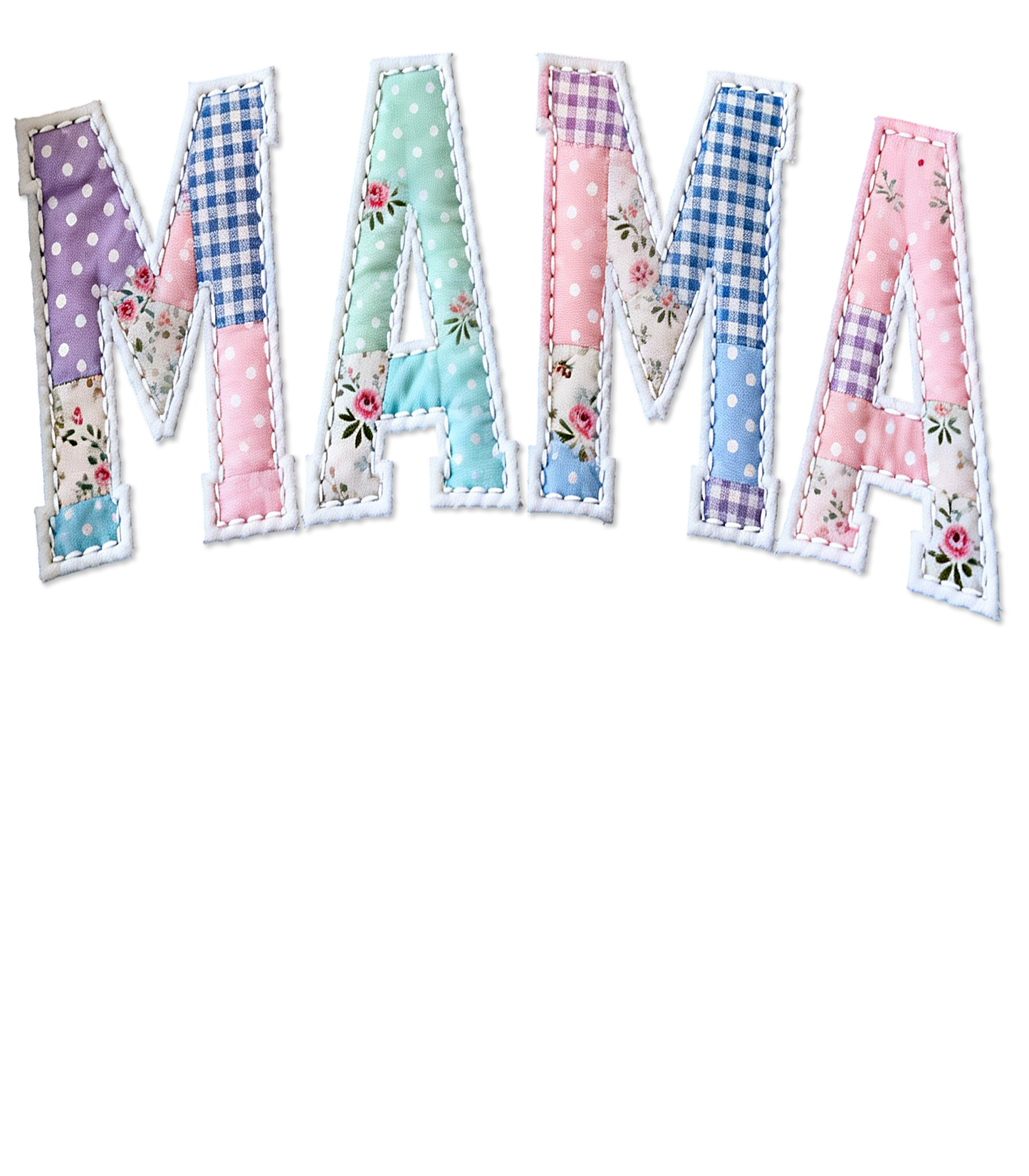 Faux Quilted Mama