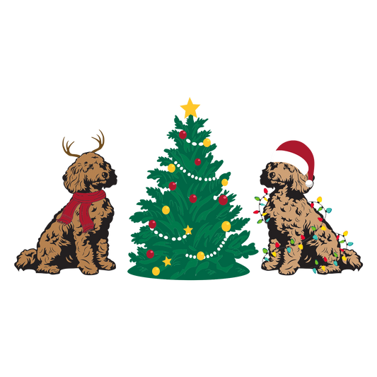 Christmas Golden-doodle