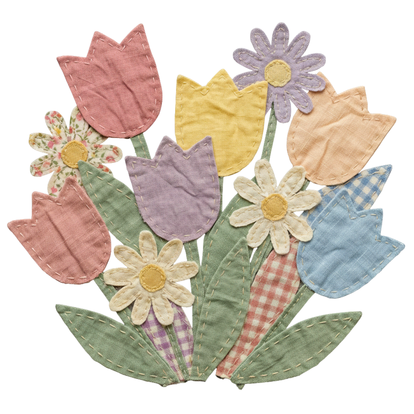 Patchwork Tulips